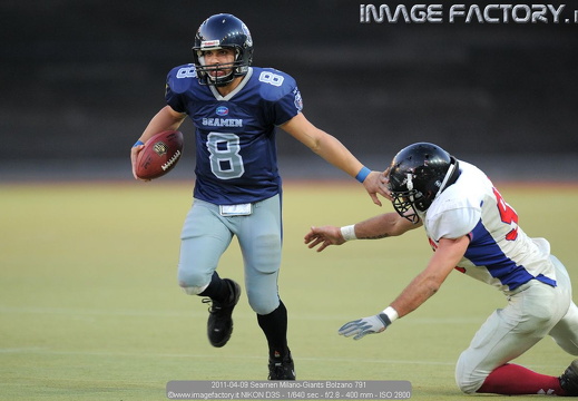 2011-04-09 Seamen Milano-Giants Bolzano